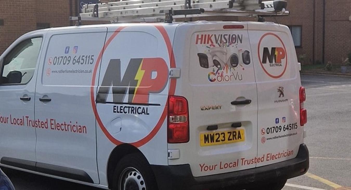 MP Electrical van in Rotherham