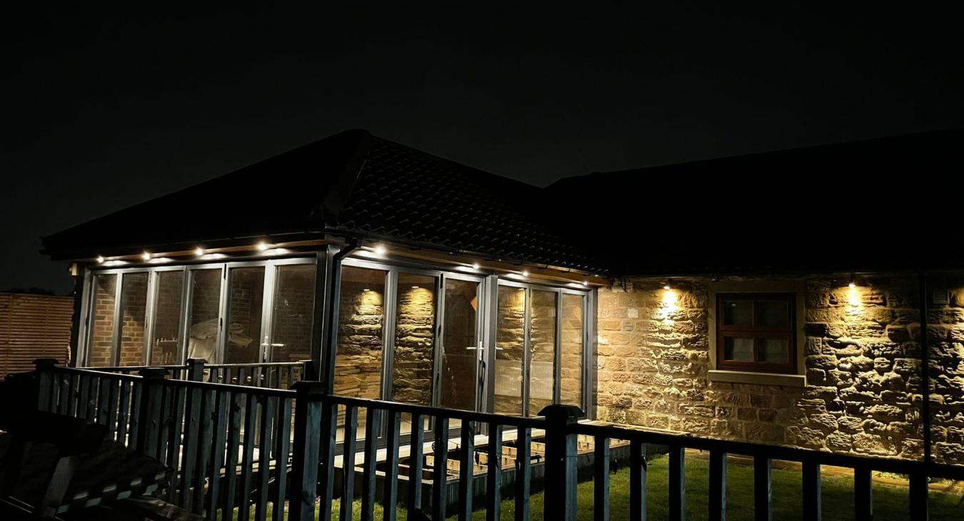 Exterior down-lighting in Rotherham