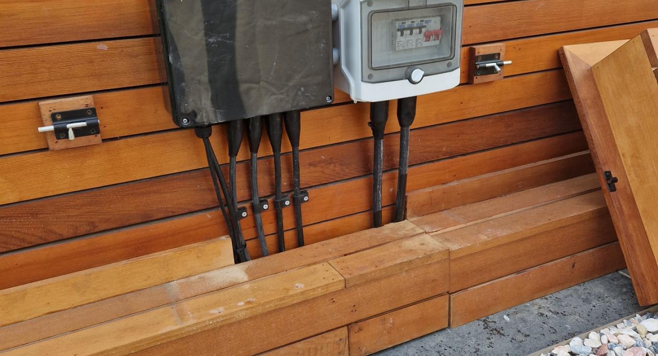 Outbuilding fuse-box installation in Rotherham