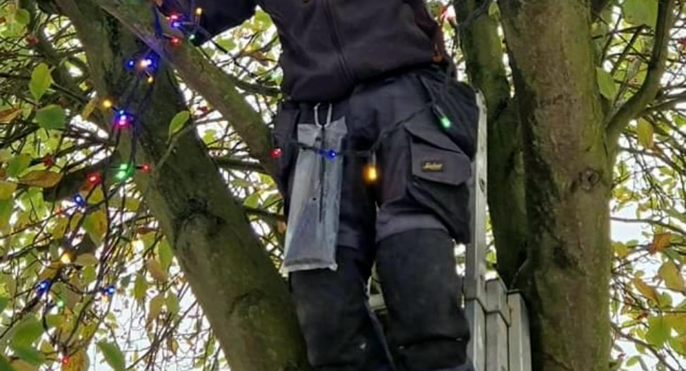 Wickersley Christmas lights installed by MP Electrical