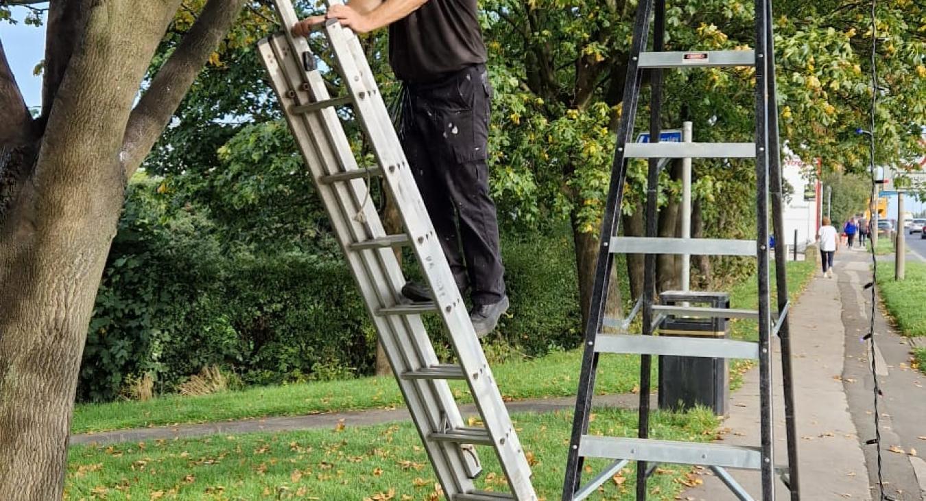 Wickersley Christmas lights installed by MP Electrical